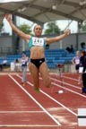 Jessica Ennis (City of Sheffield) winner of the long jump, Northern Championships, Sport City Manchester